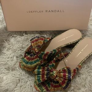 Loeffler Randall Penny Knot Mule in Candy